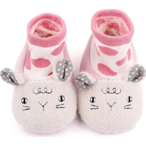 Baby Walking Shoes Lovely Baby Girls Boys Cartoon Animal Breathable Socks Shoes Floor Shoes Sneakers туфли sapatos berço do bebê