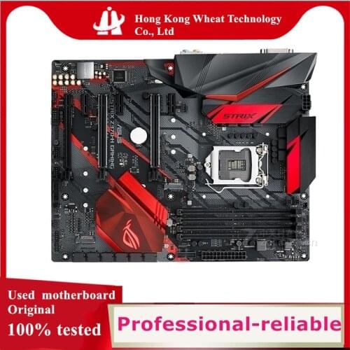 For ASUS ROG STRIX Z370-H GAMING Motherboard Socket LGA 1151 DDR4 M.2 nvme ssd For Intel Z370 Original Desktop Used Mainboard