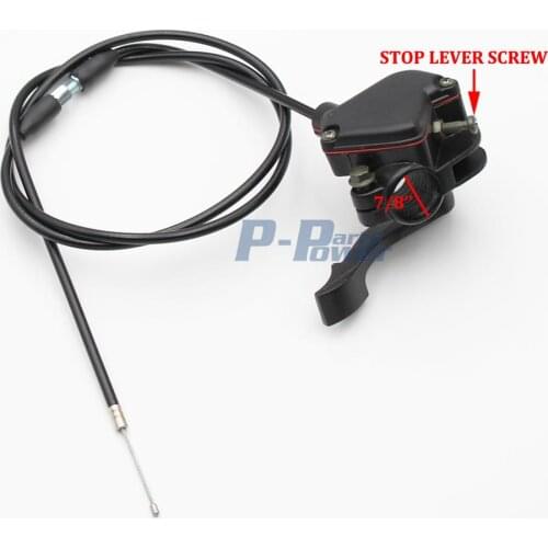 Thumb Throttle Accelerator Brake Lever Cable For 50cc 70cc 90cc 110cc 125cc 150cc 200cc 250cc 300cc ATV Quad Pit Bike TaoTao NEW