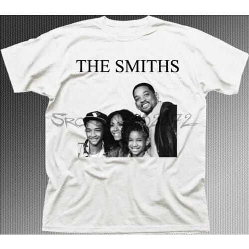 The SMITHS Will Smith family funny music rock printed cotton t-shirt men cotton t-shirts 4XL 5XL euro size drop shipping