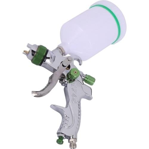 HVLP 600ML 1.4/1.7mm Nozzle Gravity Pneumatic Air Paint Spray for Car Auto Repair Tool Painting Kit