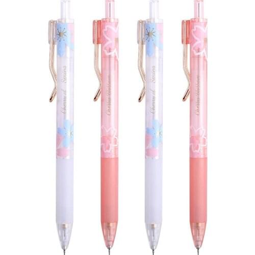 Mechanical Pencil 0.5mm 2B Cherry Blossoms Automatic Pencils For The Students Drawing Sketch Office Stationery Supplies