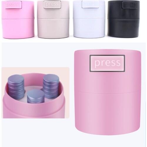 Eyelash Glue Storage Tank Container Eyelashes Extension Adhesive Seal Activated Carbon Box For Dry Keep Fresh Makeup Tool