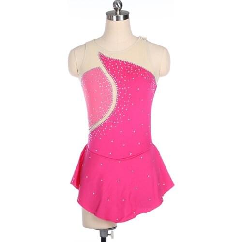 Nasinaya Figure Skating Dress Customized Competition Ice Skating Skirt for Girl Women Kids Gymnastics Performance 2 pieces