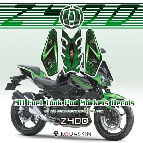 KODASKIN 3D Printing Tank Cap Cover Protector Sticker Fuel Gas Oil Cap Tank Pad For Z400 z 400