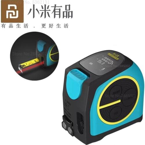 Youpin Mileseey DT10 Laser Tape Measure 2 in 1 Digital Distance Measure Laser Rangefinder With LCD Digital Display Magnetic Hook