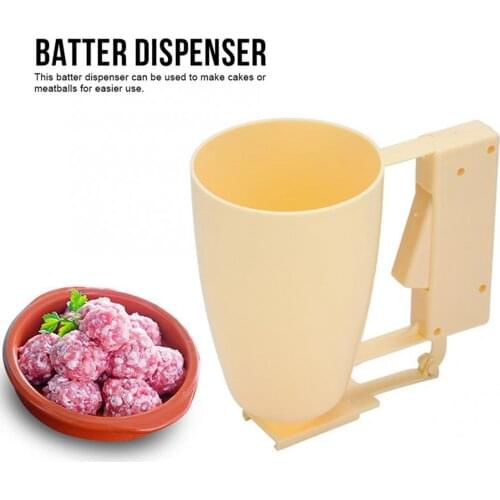 Multifunctional Handheld Batter Dispenser, Meatball Maker, Cake Donut Making Tool, Kitchen Dessert Cream Gadget
