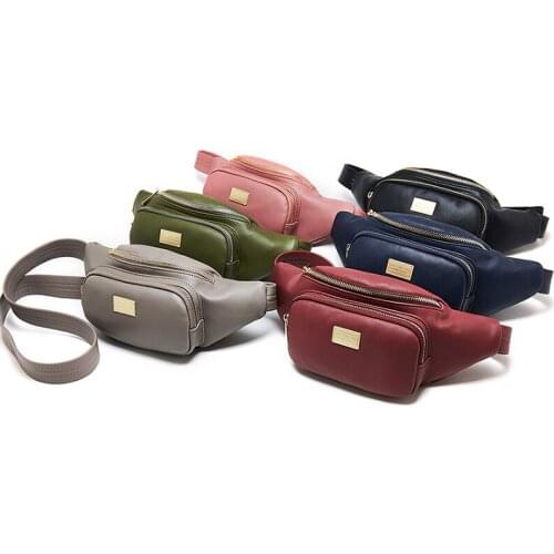 Fashion Fanny Pack Burgundy Women Waist Bag Heuptas Belt Bag Leather Chest Bags Designer Waist Pack Shoulder Bags Woman Pouch