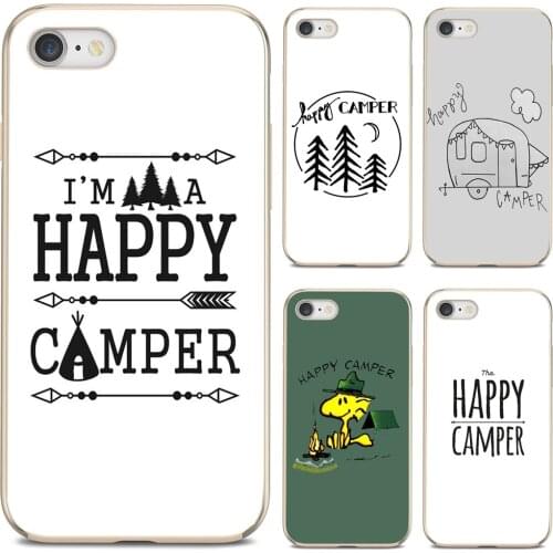 Soft Shell Cover Colorful Happy Camper Pastel Poster For Samsung Galaxy S7 S8 S9 S10E S20 FE Note 10 20 Edge Lite Plus Ultra