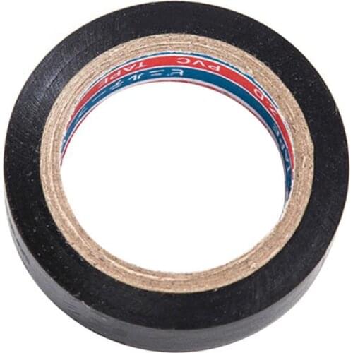 New 6m Waterproof PVC Tape Heat-resistant Plastic Wiring Tape Black Electrician Wire Insulation Flame Retardant Electrical Tape