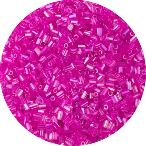 Wholesale rose red 800pcs Czech cylindrical glass seed beads two holes glass loose beads for DIY jewelry making materials