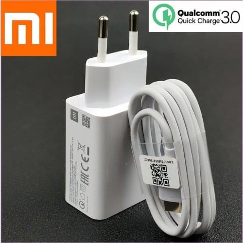 Original xiaomi redmi note 8 Charger qc 3.0 Fast Charge adapter usb type c cable for mi 9 se 8 lite 6 6x mix max 2 3 4