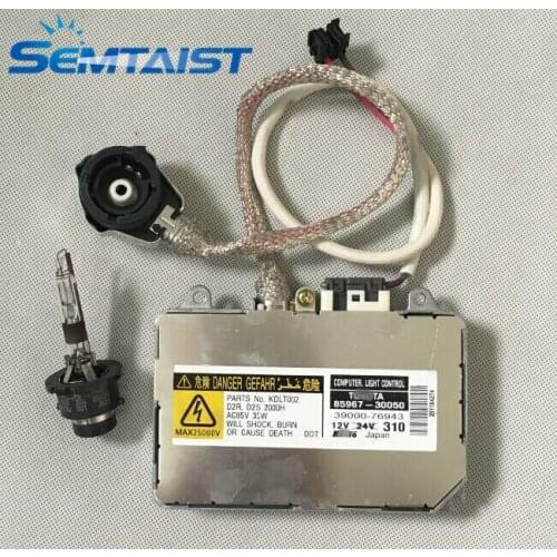 Semtaist Genuine OEM D2S D2R Ballast DDLT002 85967-50020 KDLT002 85967-30050 +wire+bulb (used) free shipping post