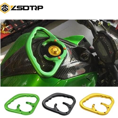 Motorcycle Front Tank Handrails Rear Seat Drop Resistance Handrails Passenger Safety Handle For Kawasaki Z800 Z1000 ZX-6R ZX-10R