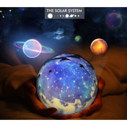 Swivel Magic moon light diamond starry sky spot night led light projector romantic decoration lamp for families friend kids gift