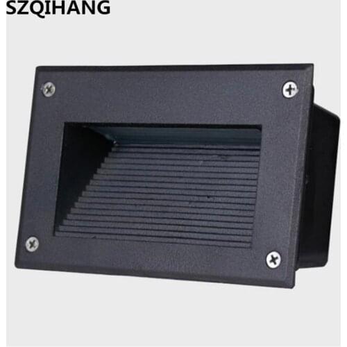 LED Stair Light Wall corner lamp 9W AC85-260V Warm White red green blue yellow for villa hotel lobby Stairway Night Lights