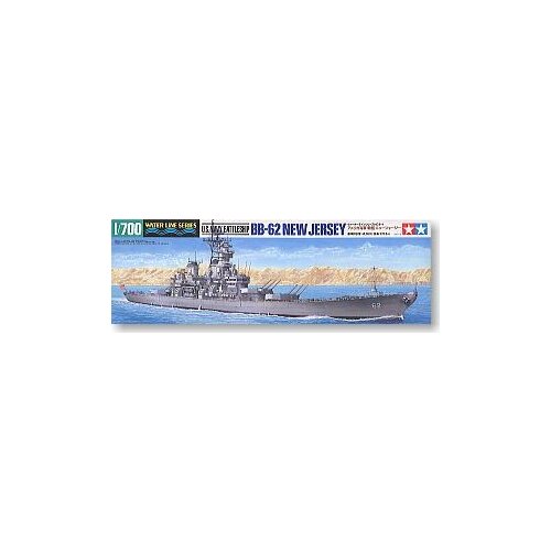 TAMIYA 1/700 scale model 31614 U.S. Navy Iowa class battleship BB-62 "New Jersey"