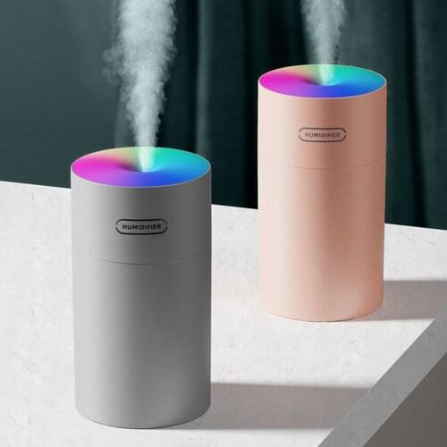 USB Humidifier Timing Ultrasonic Dazzle Cup Essential Oil Cool Mist Maker Air Purifier with Colorful Light Aroma Diffuser