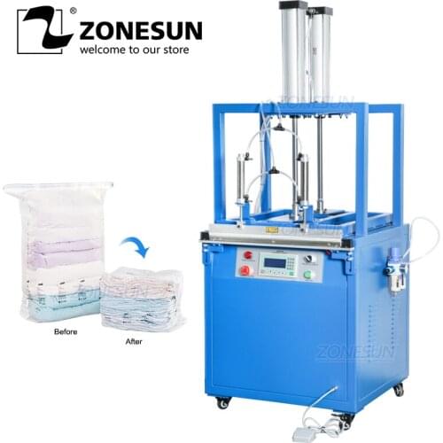 ZONESUN ZS-XD600 Pouch Vacuum Heat Package Sealing Machine Manufacturers Semi Automatic Plastic Bags Packing Machine