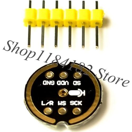 Omnidirectional Microphone Module I2S Interface INMP441 MEMS High Precision Low Power Ultra small volume for ESP32 Connector