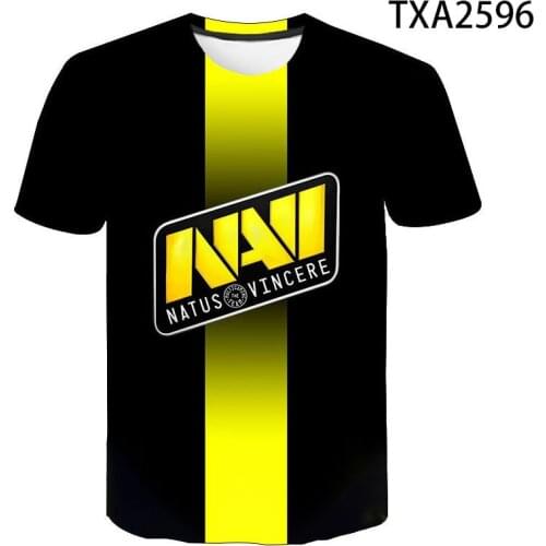 Funny Natus Vincere NAVI T Shirt Men Women Children Summer Short Sleeve Tee Shirt CS GO DotA2 LOL Boy Girl Kids Streetwear Tops