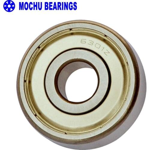 10pcs bearing 6301 6301Z 6301ZZ 6301-2Z 12x37x12 MOCHU Shielded Deep groove ball bearings Single row High Quality bearings