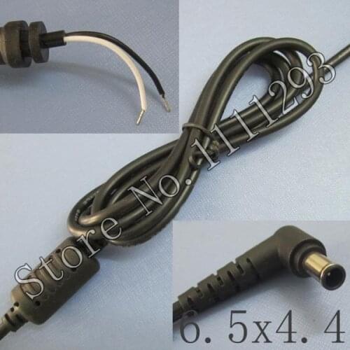 2pcs/lot 6.5*4.4mm DC Adaptor for ac adapter laptop DC cord , for Sony connector cable ( Elbow )