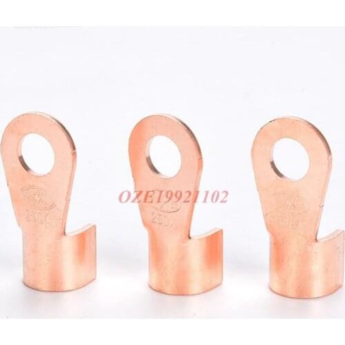 20PCS OT-300A 400A 500A 600A 800A 1000A Copper Circular Splice Terminal Wire Naked Connector Copper parts DT Cable copper joint