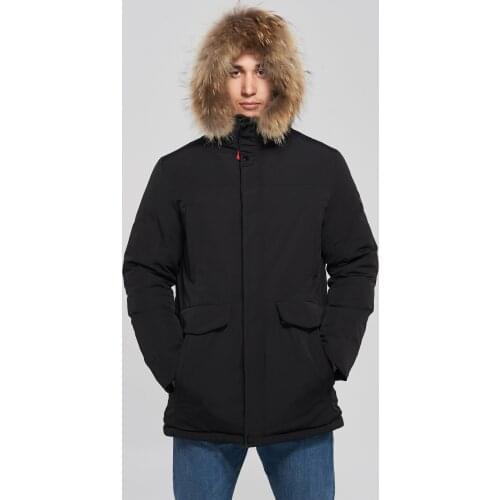 2020 New mens winter Jacket Men Parka Thickened Warm coat with Real Fur Hood Waterproof Clothes detachable hat high quality