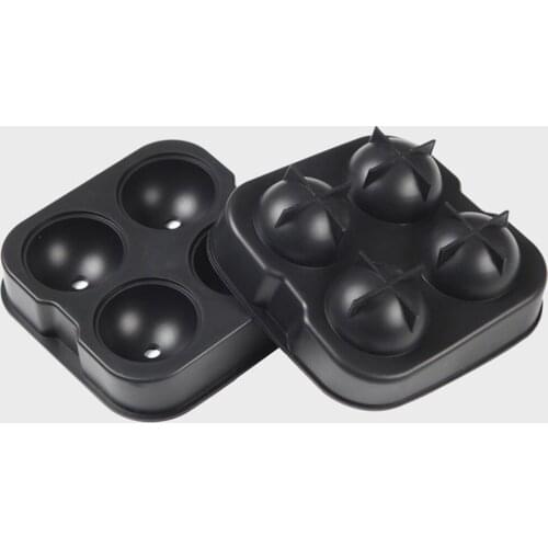 3PCS New Silicone Big Ice Hockey Mold Round Ice Tray Mold Ice Cream DIY Bar Household Ice Chocolate Maker Easy To Demold Tool