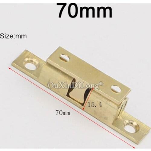 BRAND NEW 10PCS 70mm Pure Brass Cupboard Drawer Cabinet Double Ball Catch Door Latch Touch Beads
