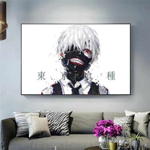 Tokyo Ghoul Anime Poster Anime Wall Decoration Poster Art Prints 50 x 70 cm,No Frame