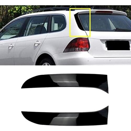 Car Rear Window Side Spoiler Trim for Golf 6 MK6 Variant Wagon 2008-2013