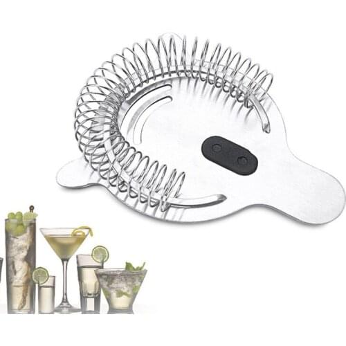 Bar Barman Cocktail Shaker Wire Mix Drink Ice Strainer Stainless Steel Strainer Filter Cocktail Bar Accessories Kitchen Tools