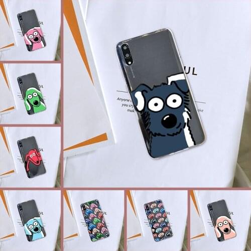 Phone Case For Huawei Y9 Y7 Y6 Prime Pro 2019 Soft Silicone Cute Dog Puppy Kawaii Back Cover For Huawei Y7 Y6 Y5 2019 Case