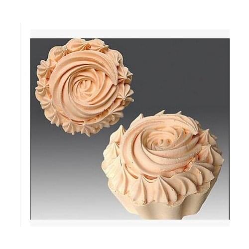 DIY Sell Hot 3D Flower Shaped Silicone Mold Fondant Cake Decoration Mold Ice Cream Candle Mold Handmade Soap Mold