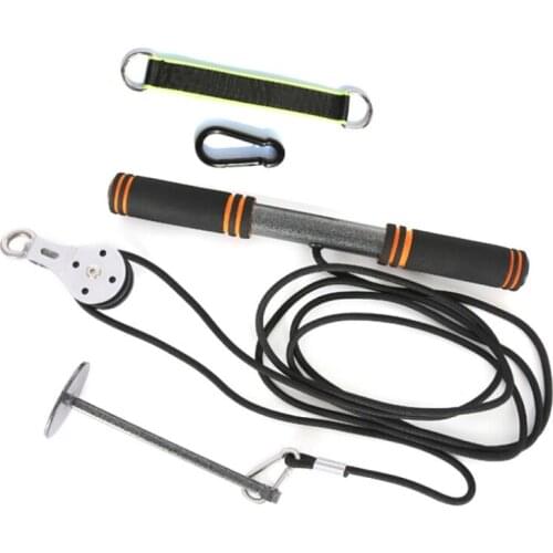 Fitness Pulley Cable System DIY Loading Pin Lifting Triceps Rope Machine Workout Adjustable Length Home Gym Sport Accessories