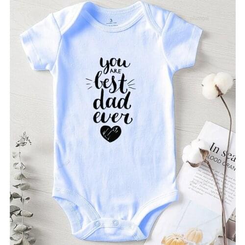 Boys Baby Love Print Dad Cotton Infant Girls Winter Clothes Jumpsuit Girl Autumn Clothing for Bodysuits Kids Outfits Onesie