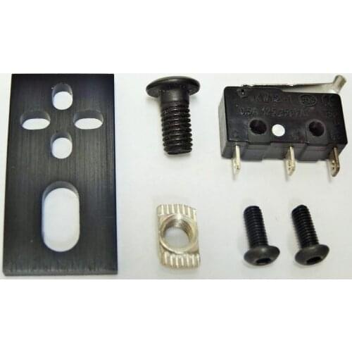 SWMAKER openbuilds parts CNC aluminum Micro Limit Switch Kit with Mounting Plate