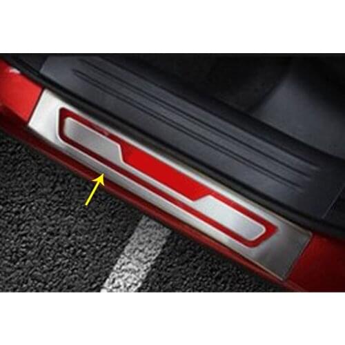 Car Stainless Steel Pedal Door Scuff Plate Cover Outside Threshold Stick External For Mazda CX-5 CX5 2nd Gen 2017 2018 2019 2020