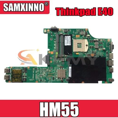 Akemy DAGC5AMB8H0 For Lenovo Thinkpad E40 Laptop Motherboard FRU 04W3600 63Y2130 63Y1596 PGA989 HM55 100% Test Work