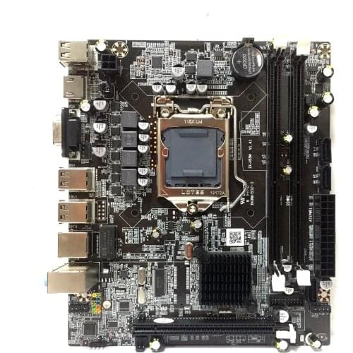Intel chipset H55 PC LGA1156 Computer Desktop Motherboard DDR3 Double USB 2.0 LGA 1156 Motherboard
