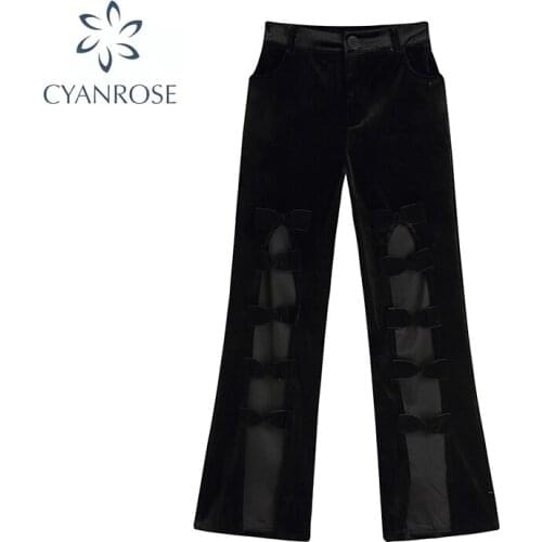 Женские брюки клеш Mina buy funny China At AliExpress