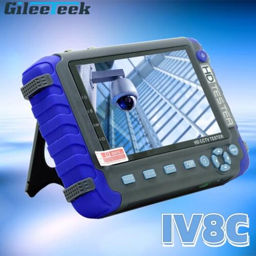 IV8W/8C/IV5 TFT LCD HD 8MP TVI AHD CVI CVBS In One CCTV Tester Analog Security Camera Tester Monitor Wrist Design Test Tool