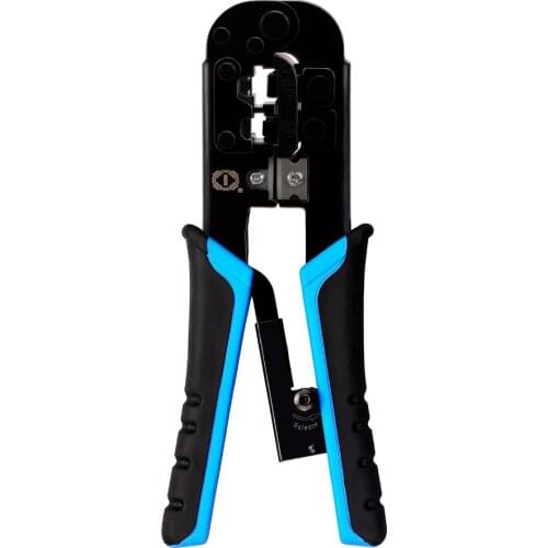 LBSC Crimping Tool for 4P/6P/8P RJ-11/RJ-12/RJ-45 Network Crimping Tool - Modular Telecom Crimping Tool Network Cable (Crimper)