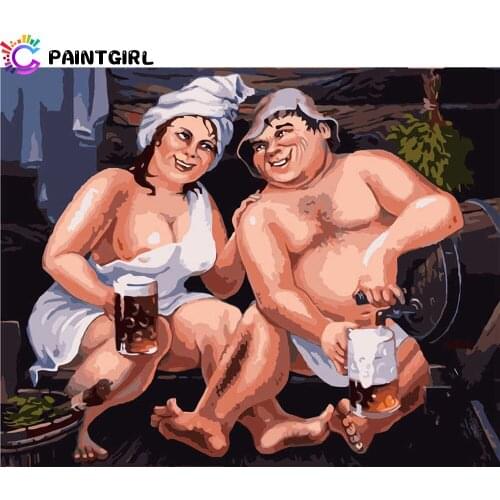 Paint girl Large Paintings By Numbers