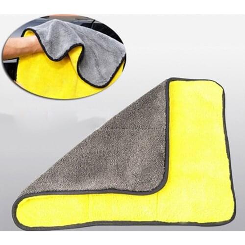 1pc 30x30/40/60CM Car Wash Microfiber Towel Car Cleaning Drying Cloth Hemming Car Care Cloth Detailing Car Wash Towel