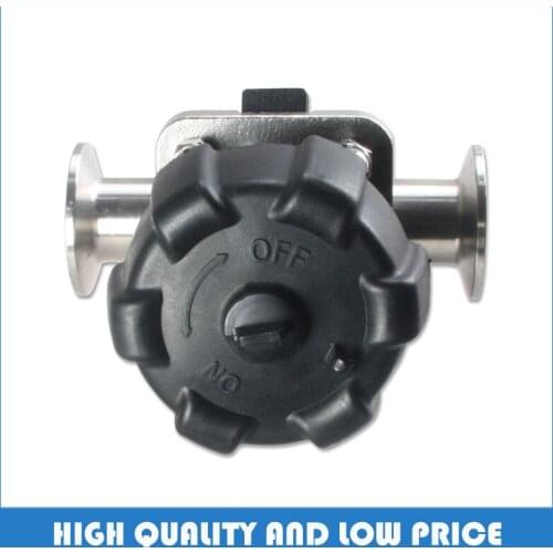 Steel sanitary type covered rice quick release diaphragm valve