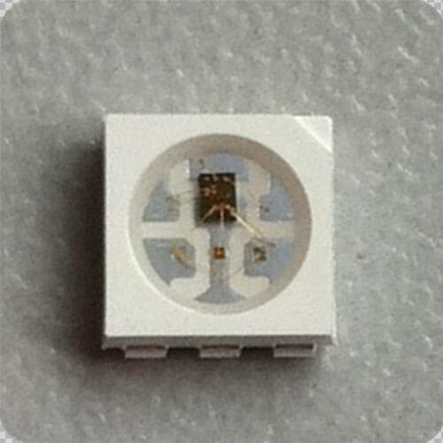 SK6822-RGB;full-color addressabe 5050 LED bead;series and paralle together;6pin