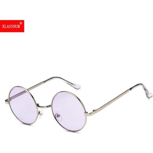 Hot Sale 1PC Round frame trend sunglasses Korean retro glasses fashion for men and women Eyewear Sun Glasses Gafas De Sol